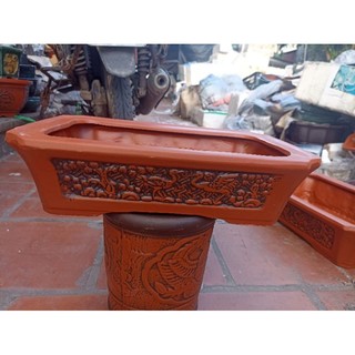 Chậu. chữ nhật size 4413cm