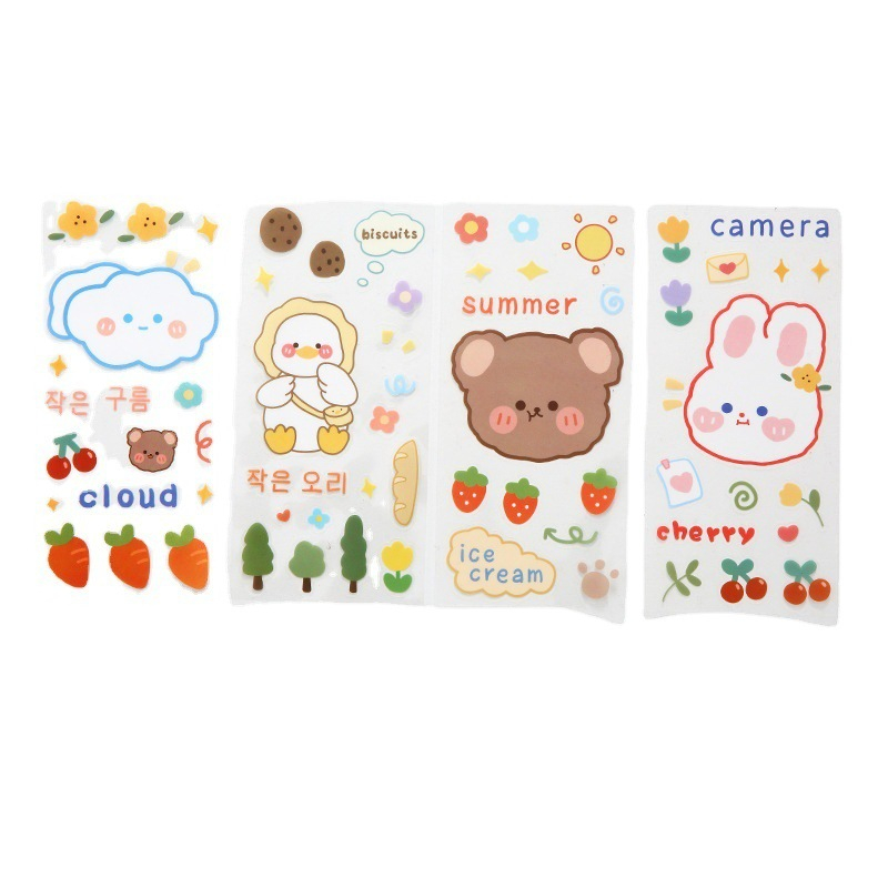Sticker miếng dán trang trí cute dán laptop, điện thoại, màn hình, tivi, vali