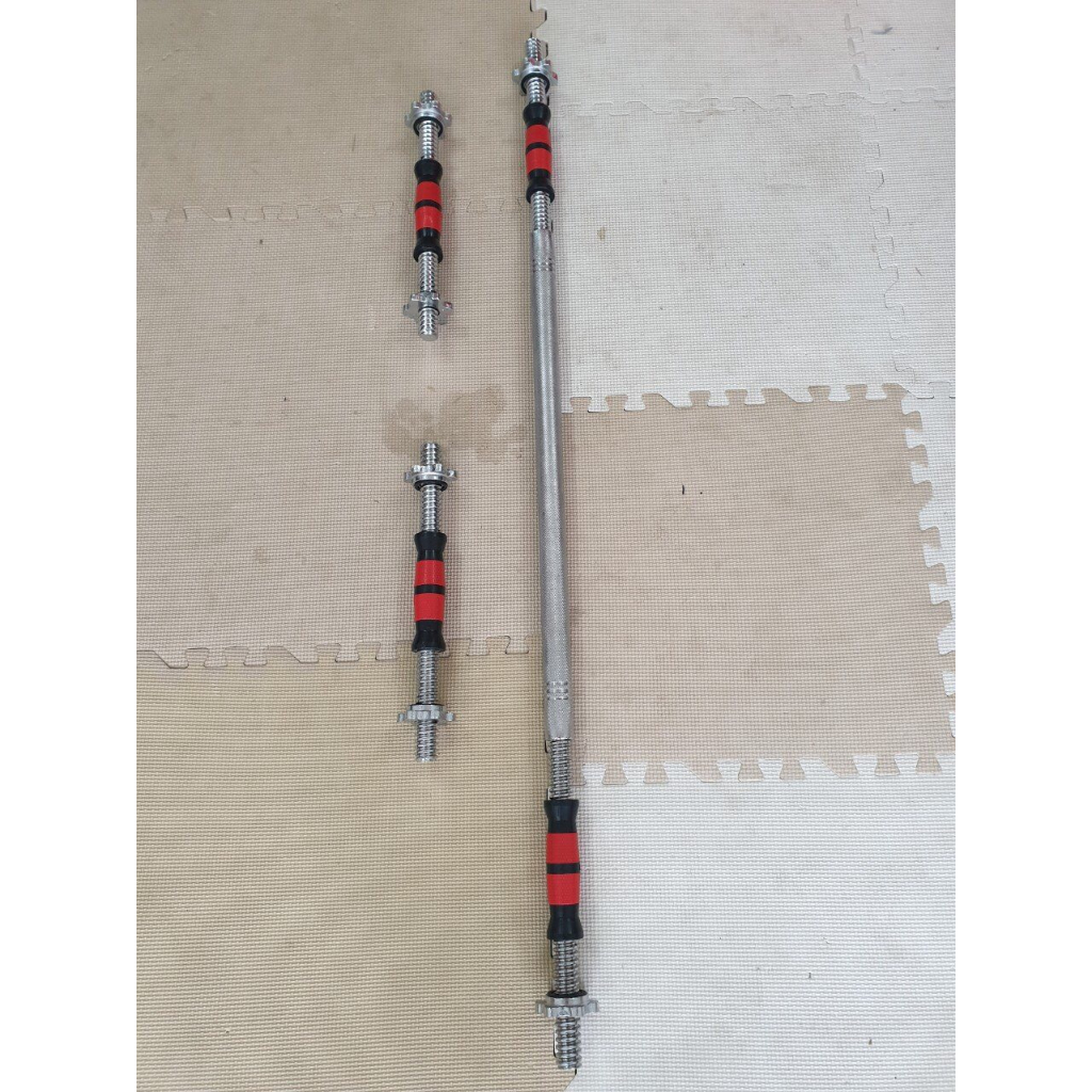 Đòn tạ tay nhập khẩu có bọc nhựa tay cầm dài 38cm, nặng 1.35kg