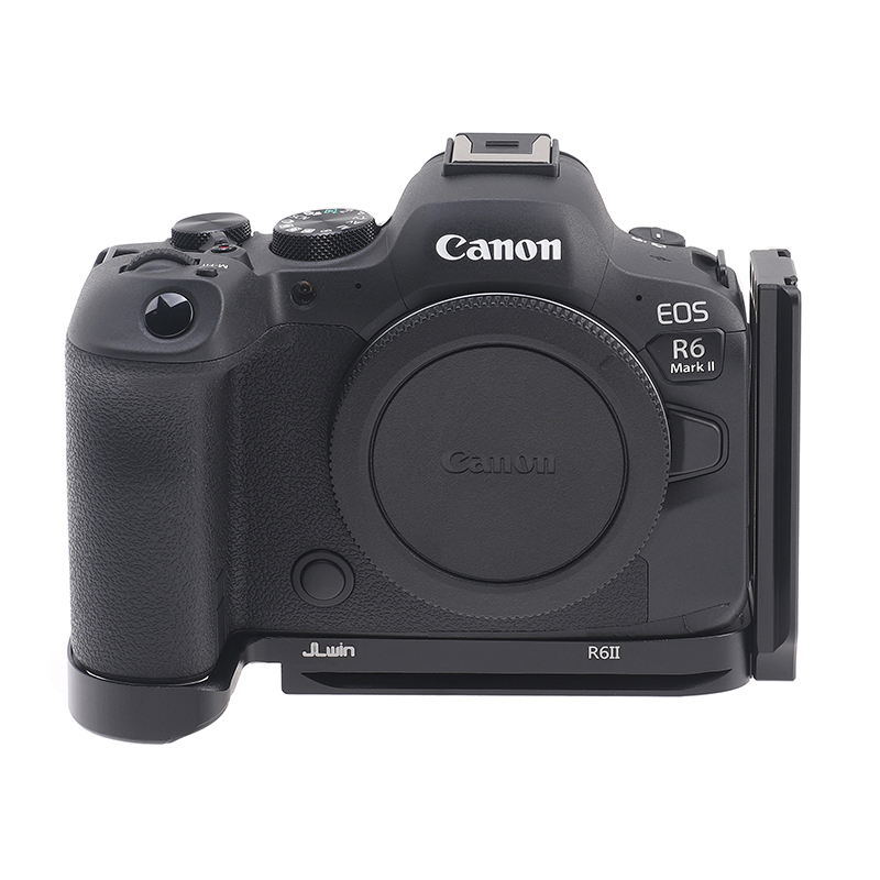 Canon R5 R6 R5C R6ii mark 2 hãng JLWin | Khung quay dọc Lplate bracket báng tay cầm giá đỡ đế thép khung bảo vệ handcase