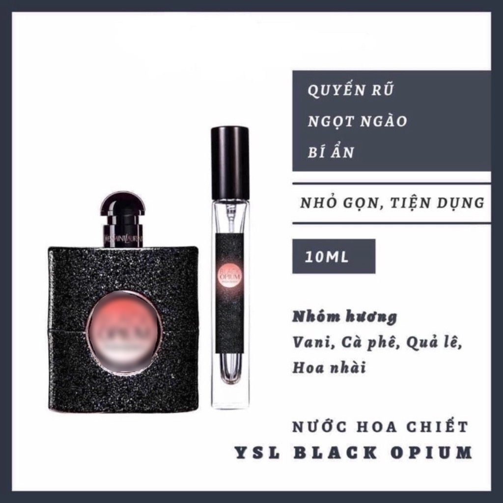 Nước Hoa Nữ  YSL Black Opium EDP 90ml- Hương Thơm Ngọt Ngào Mùi hương bí ẩn quyến rũ và cực kỳ gợi cảm - Zuyy Perfume | BigBuy360 - bigbuy360.vn