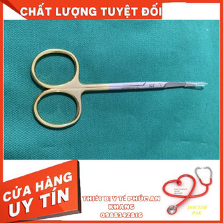 Kéo cong 12cm - Kéo cong nhấn mí - kéo cắt cánh mũi - kéo bóc tách mỡ