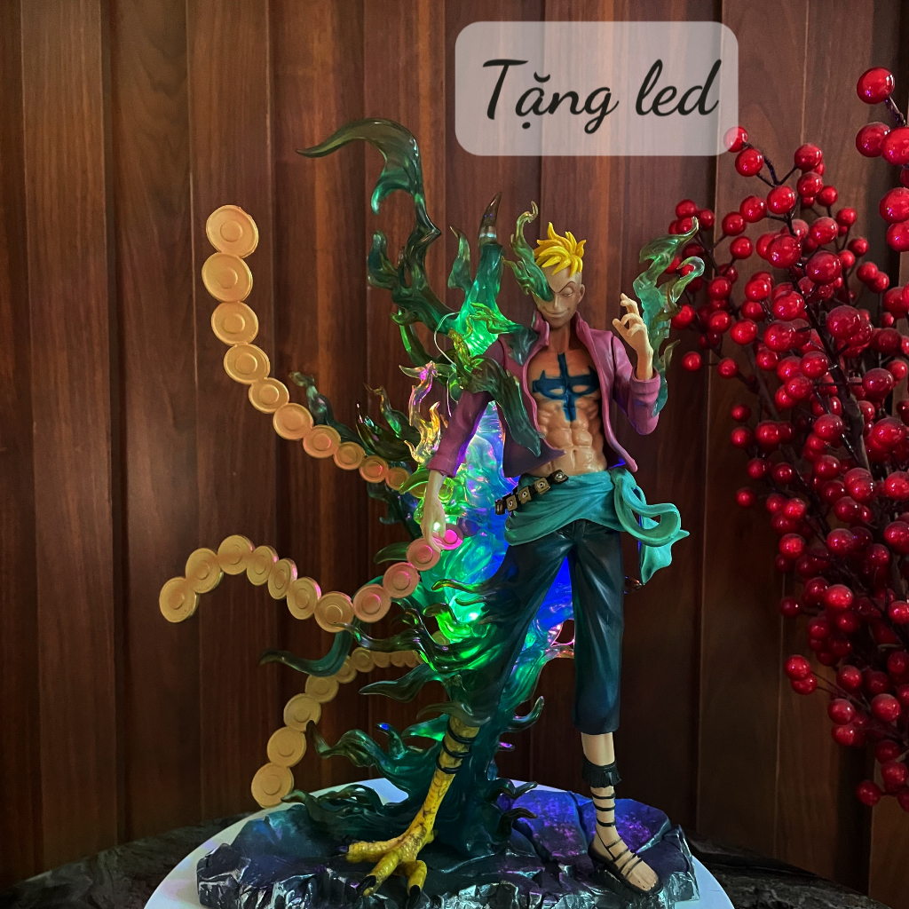 MÔ HÌNH NHÂN VẬT MARCO DẠNG LAI. HIỆU ỨNG LỬA, ANIME ONE PIECE, SƯU TẬP TRANG TRÍ DECOR, MÔ HÌNH NHÂN VẬT, FIGURE