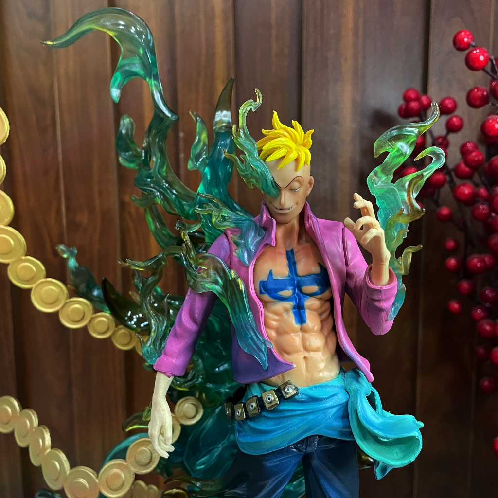 MÔ HÌNH NHÂN VẬT MARCO DẠNG LAI. HIỆU ỨNG LỬA, ANIME ONE PIECE, SƯU TẬP TRANG TRÍ DECOR, MÔ HÌNH NHÂN VẬT, FIGURE