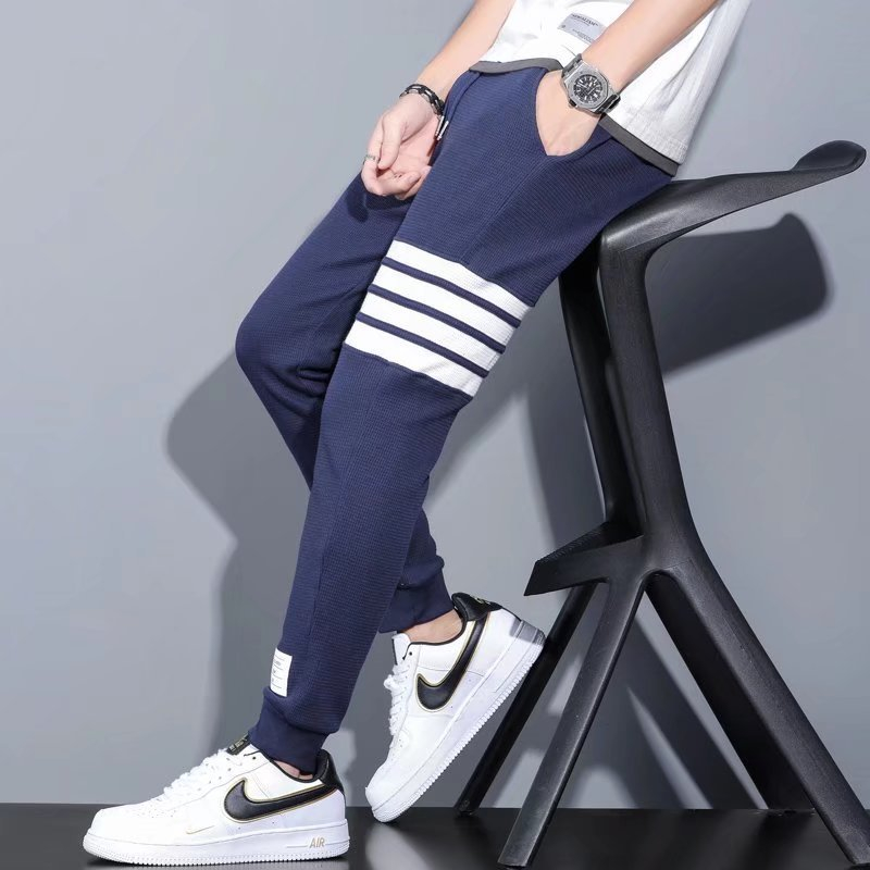 Quần Jogger thể thao nam vải cotton tổ ong Hàn cao cấp Xuongmay1996 Thom 4 gạch