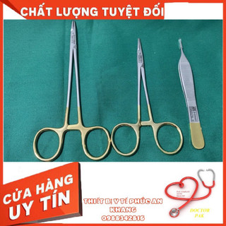 Kìm kẹp kim 14cm - Kìm mang kim - kẹp kim phẫu thuật