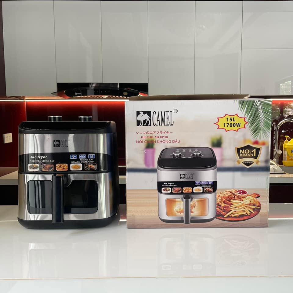 Nồi chiên không dầu Camel 15 lít ,Bảo hành 12 tháng  chính hãng nội địa trung
