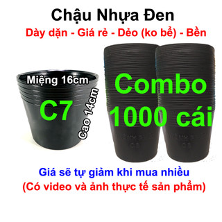 Sỉ 1000 chậu nhựa c7 liên an