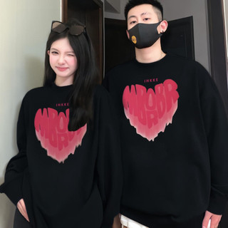 Áo cặp đôi cùng người yêu nam nữ hoodie sweater thu đông fom rộng unisex sweater dài tay chất nỉ bông Lamour Paris