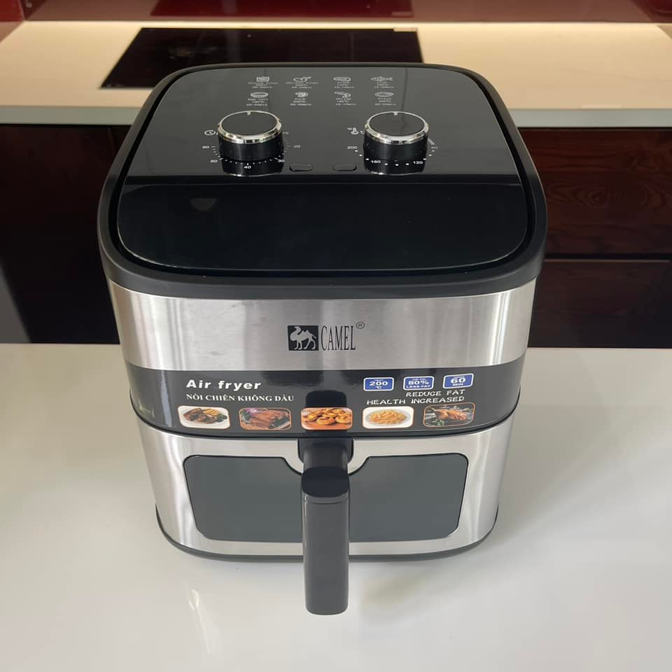 Nồi chiên không dầu Camel 12 lít. 15 lít chính hãng chiên cả con gà