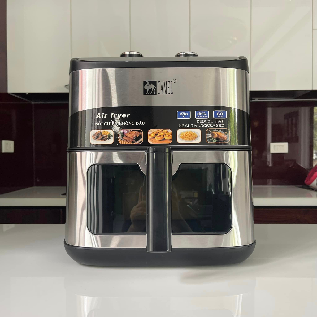 Nồi chiên không dầu Camel 12 lít. 15 lít chính hãng chiên cả con gà