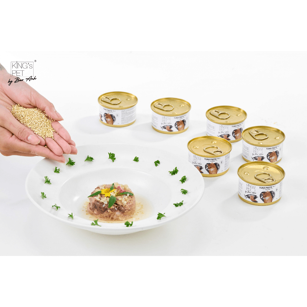 Pate King's Pet By Bảo Anh Lon Cao Cấp 80gr Với 8 Vị Hấp Dẫn Cho Mèo