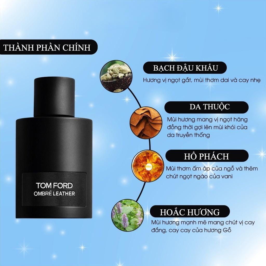 Nước hoa nam Nữ Tom Ford Ombre Leather EDP 100ml lưu hương lâu - Mùi hương cá tính, hiện đại, trẻ trung - Zuyy Perfume