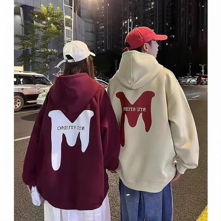 Áo nỈ Hoodie In Chữ Phong Cách Âu Mỹ Thời Trang Cho Cặp Đôi,  from rộng chất nỉ bông cotton cao cấp CHẤT ĐẸP