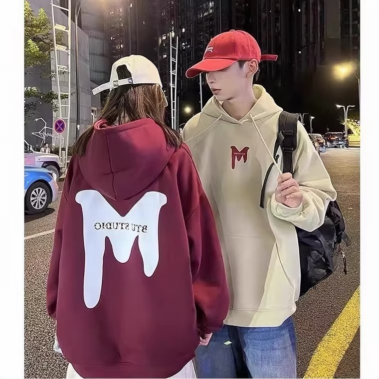 Áo nỈ Hoodie In Chữ Phong Cách Âu Mỹ Thời Trang Cho Cặp Đôi,  from rộng chất nỉ bông cotton cao cấp CHẤT ĐẸP | BigBuy360 - bigbuy360.vn