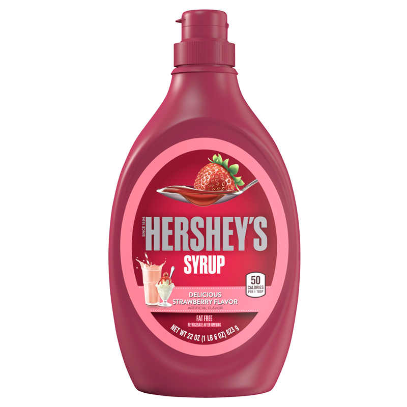 Syrup Chocolate, Strawberry, Caramel Flavor pha chế chuyên dụng hiệu Hershey's