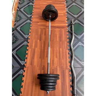 Đòn tập tạ đơn thẳng dài phi 27 dài 1.2m, nặng 5kg