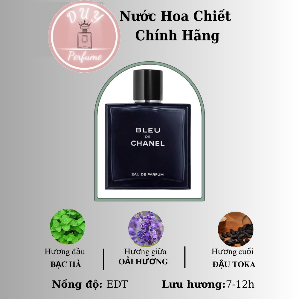 Nước hoa nam cao cấp chính hãng Chan.el B.leu, dầu thơm lâu hương thơm nam tính mạnh mẽ cuốn hút 100ml - Zuyy perfume
