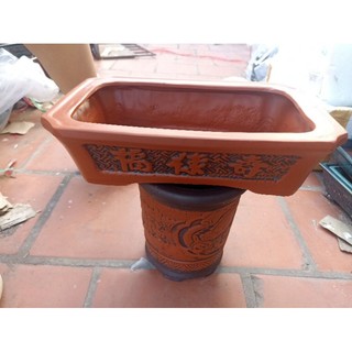 chậu. chữ nhật size 44*30*13cm