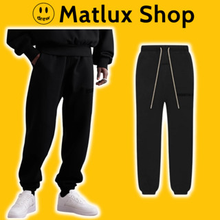   BEST QUALITY  Quần pants Fear Of God FOG Essentials SS23 Jet Black bản cao cấp Quần nỉ Essentials Quần dài Essentials 
