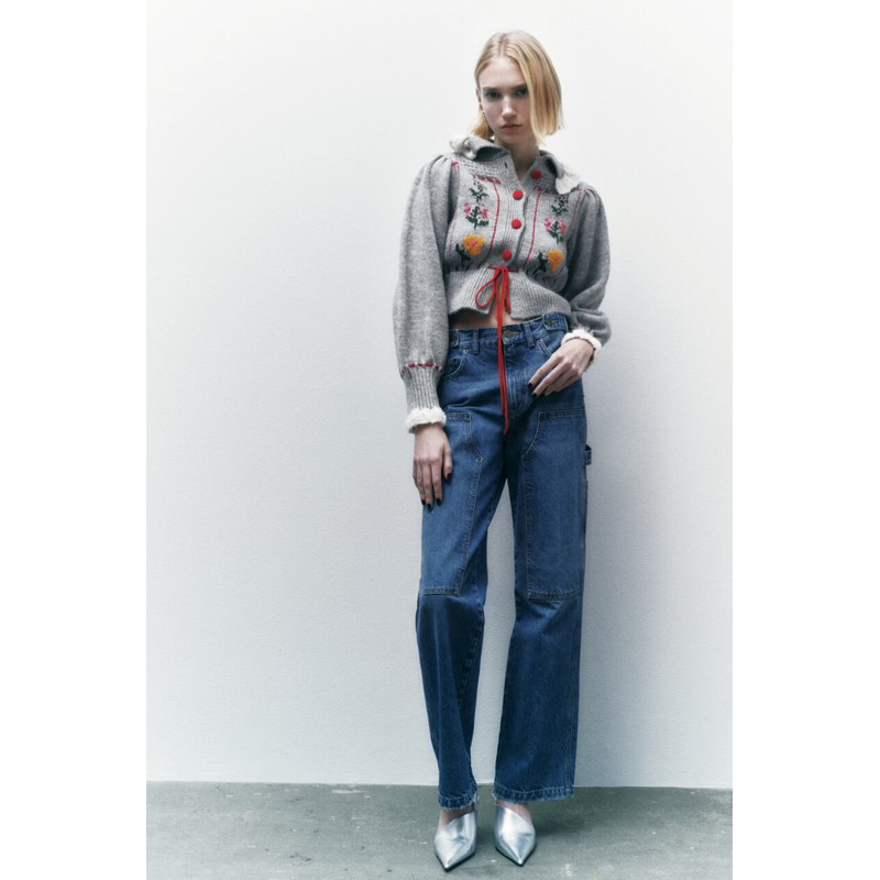 Áo khoác len cardigan ZARA AUTH vợt sale