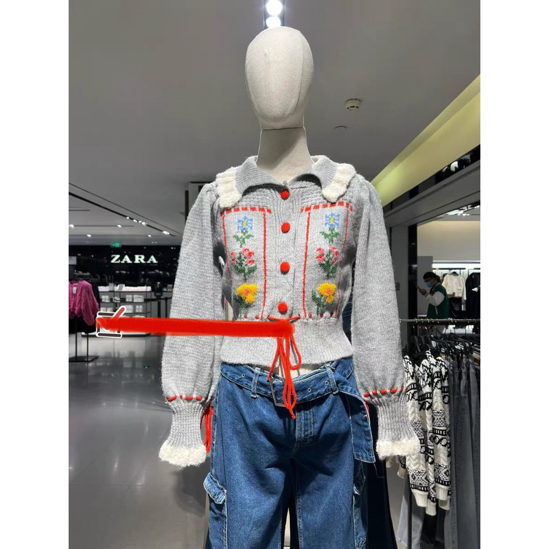 Áo khoác len cardigan ZARA AUTH vợt sale