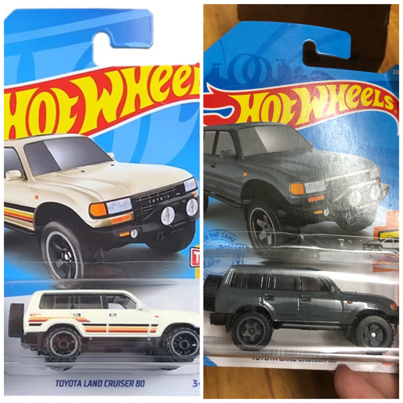 Xe mô hình Hot Wheels Toyota Land Cruiser 80