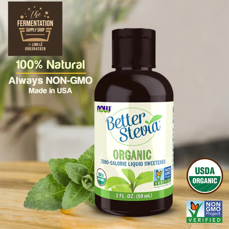 Đường cỏ ngọt organic Better Stevia