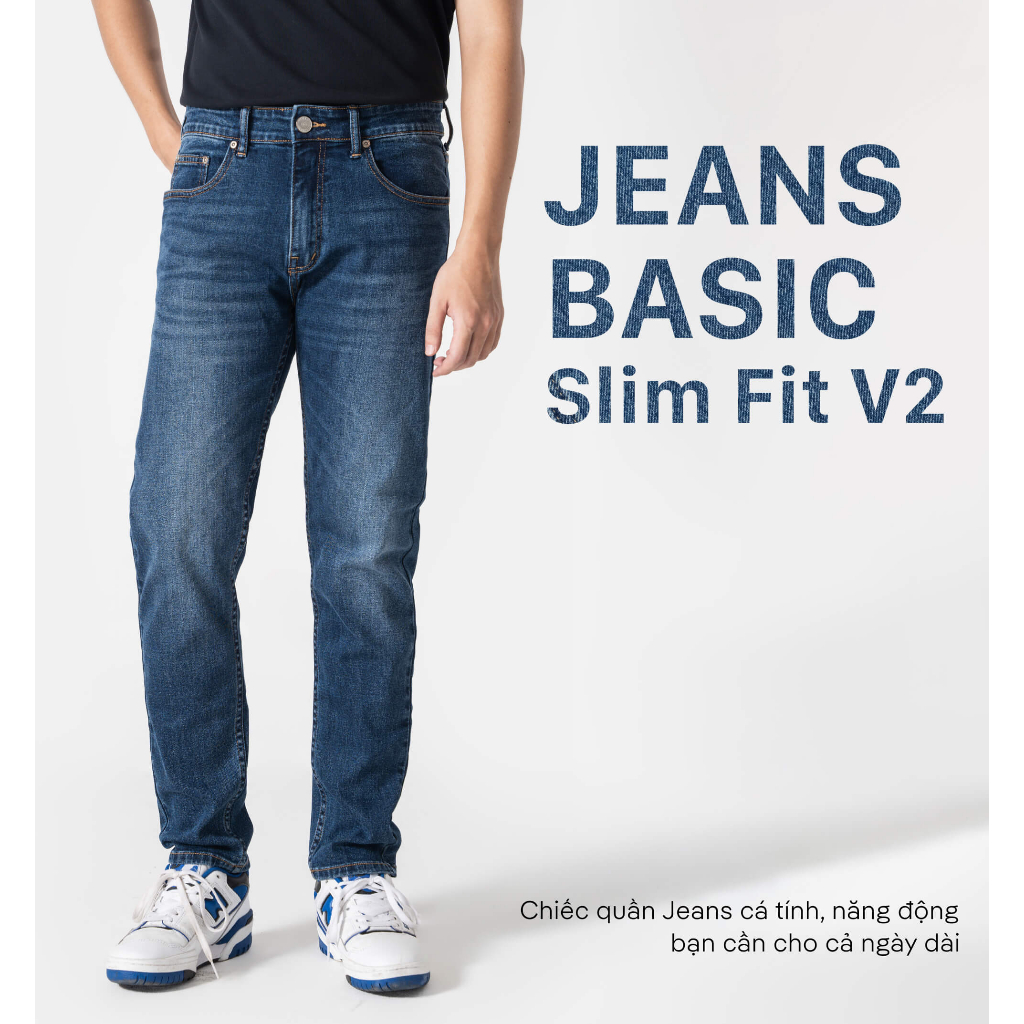 Jeans dáng Slim Fit V2 - Thương hiệu Coolmate