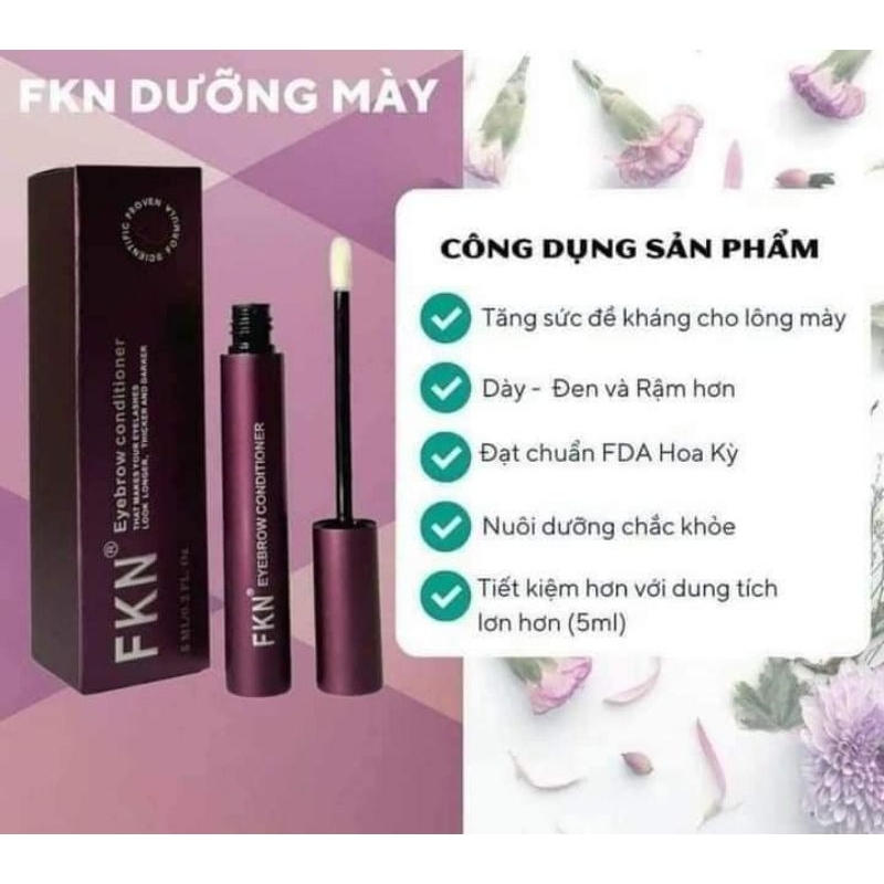 Serum Dưỡng Mày fkn 5ml - Dưỡng mày dài dày rậm tự nhiên