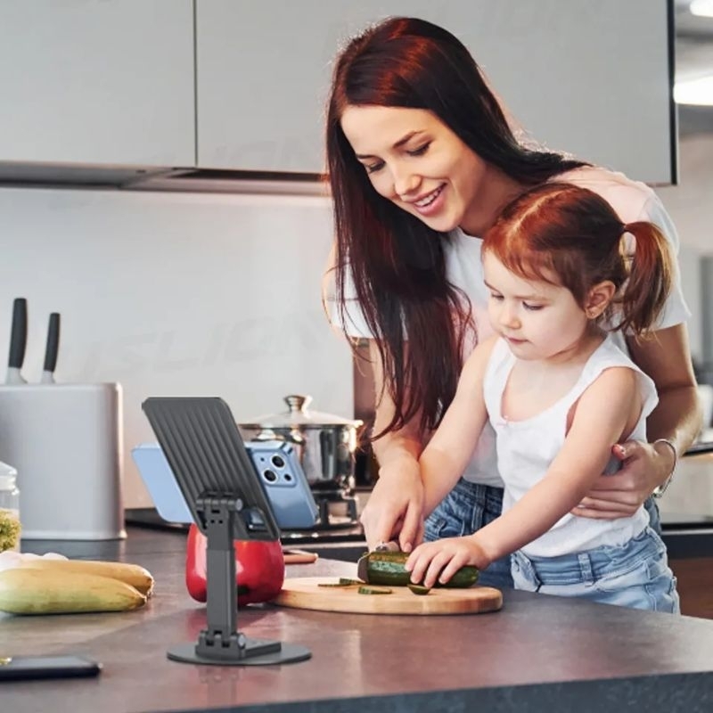 Giá Đỡ Điện Thoại Máy Tính Bảng Gấp Gọn Xoay 360°