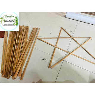 Nan tre trúc làm đèn ông sao, nan tre làm lồng nhốt. Thanh nan tre decor. Nan tre làm đèn trung thu.