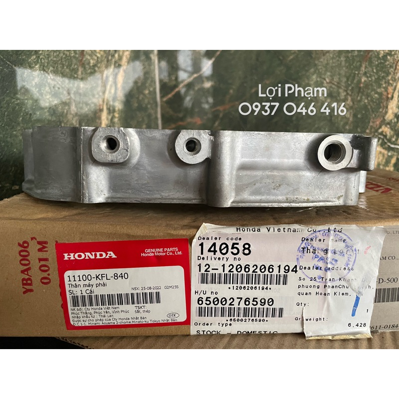Lốc bơm nhớt rời  Wave thái 110 , Future 1 . Chính hãng Honda Thái Lan nhập khẩu