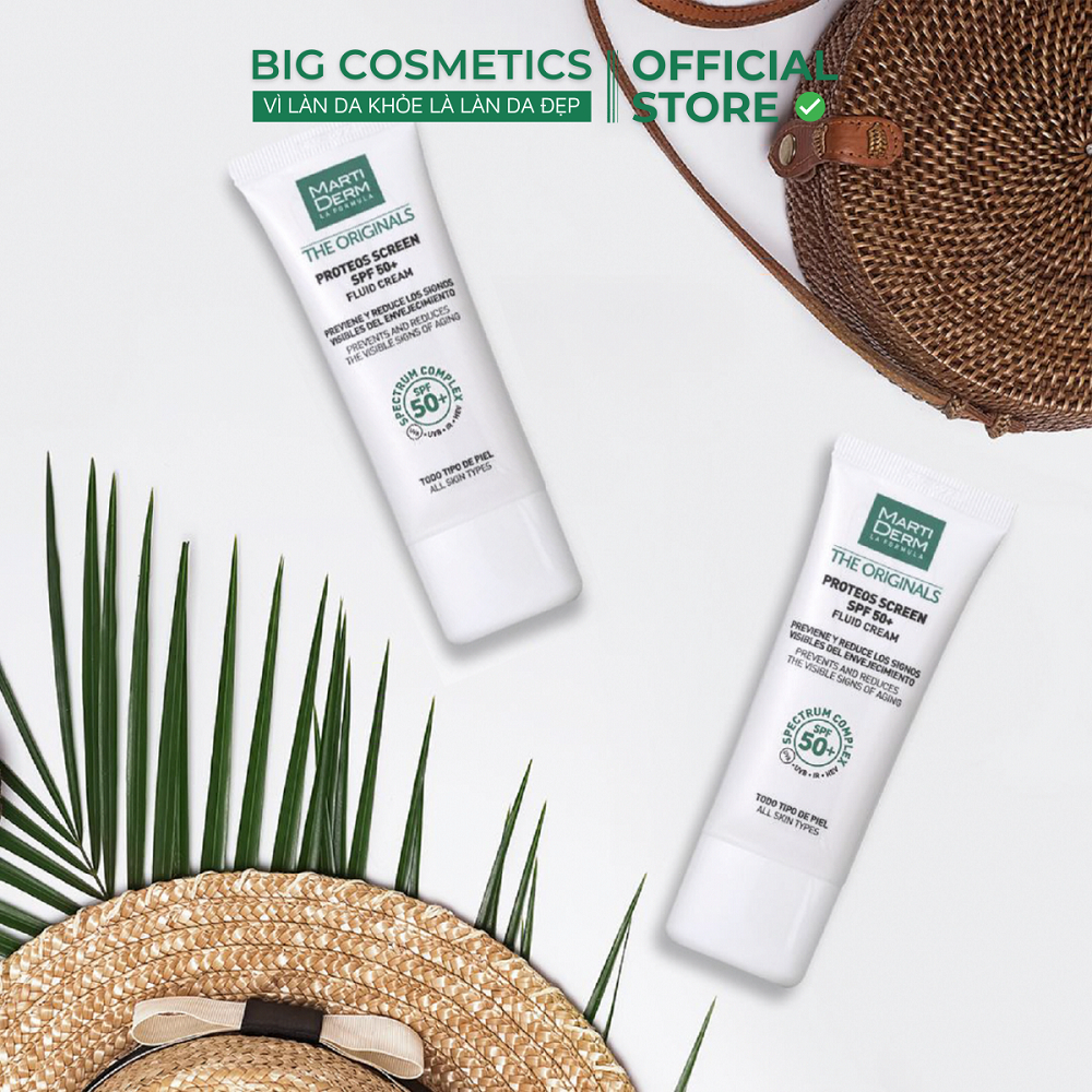 Kem Chống Nắng MartiDerm THE ORIGINALS PROTEOS SCREEN SPF 50+ FLUID CREAM 40ml