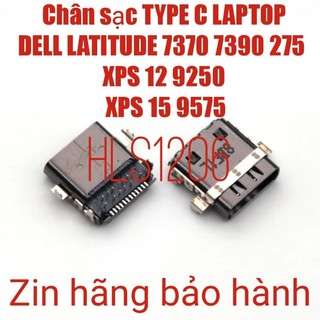 Chân sạc laptop dell latitude 7370 7390 7275 xps 12 9250 xps 15 9575