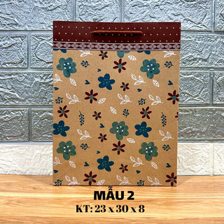 Túi giấy đựng quà combo 100c túi 23 x 30 x 8