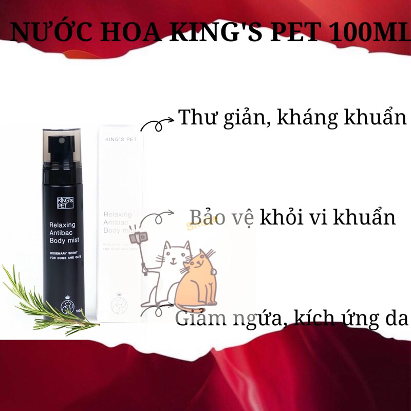 Nước hoa King’s Pet cho thú cưng