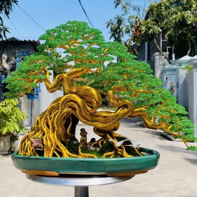 Dây nhôm mạ màu làm bonsai handmade. Cuộn 500g loại1mm