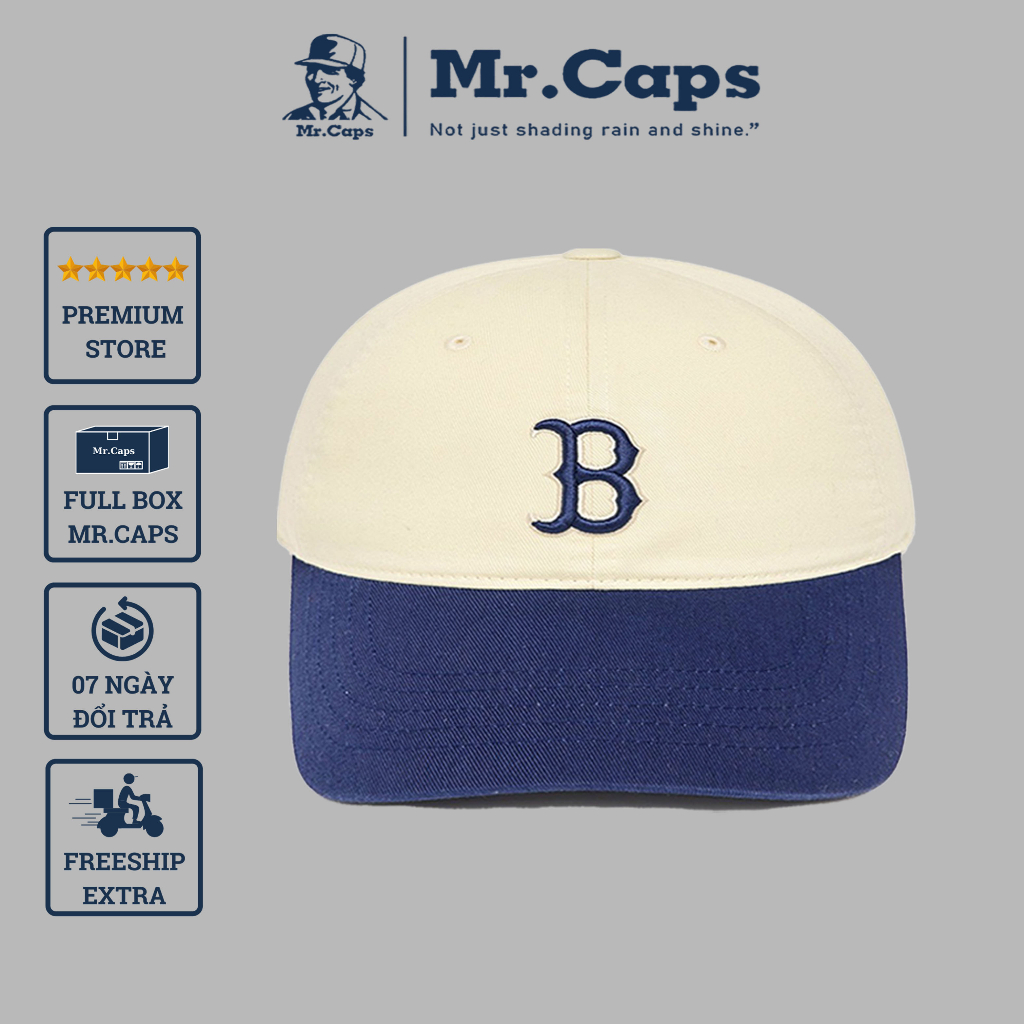Nón lưỡi trai Boston - Mũ trơn kết phong cách thời trang xuất khẩu cao cấp phom unisex dành cho cả nam và nữ Mrcaps
