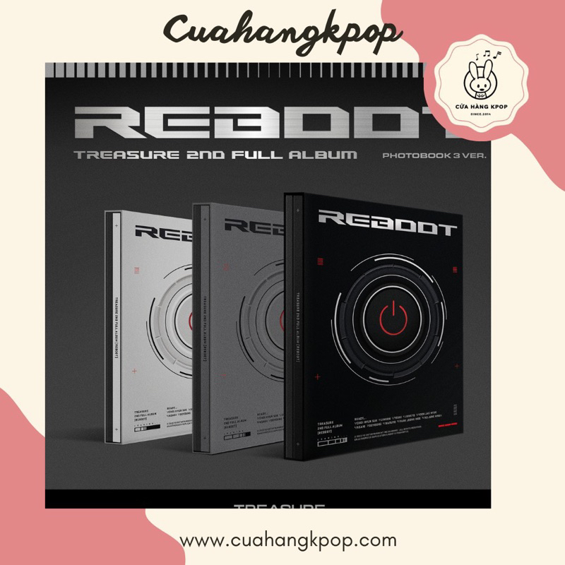 ALBUM TREASURE - REBOOT chính hãng có sẵn