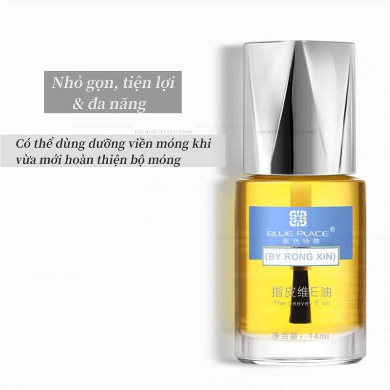 Nước Tháo Móng Úp Blue Place 14ml, Móng Bột - Dầu tháo móng - Dung dịch tách móng - Phụ kiện làm móng nail