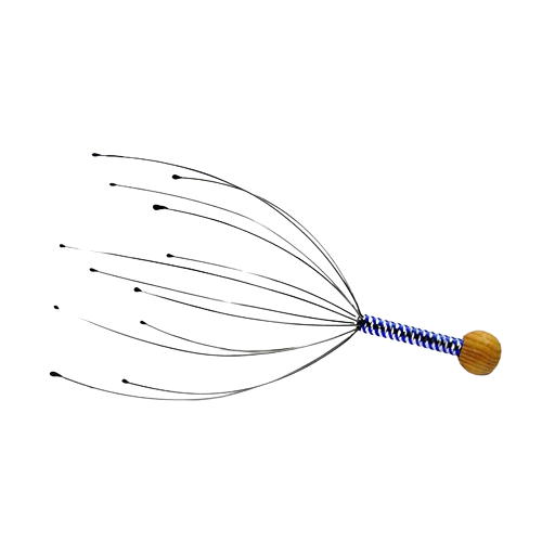 Dụng cụ dưỡng sinh massage đầu 12 chân, lưu thông khí huyết vùng đầu, massage thư giãn sâu