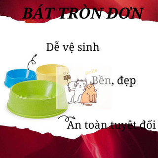 Bát tròn đơn nhỏ cho thú cưng