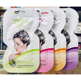 Kem ủ tóc Ellips gói 20g , keratin 18g chăm sóc tóc khỏe mạnh bảo vệ tóc luôn suôn mượt nhẹ nhàng khôi phục tóc