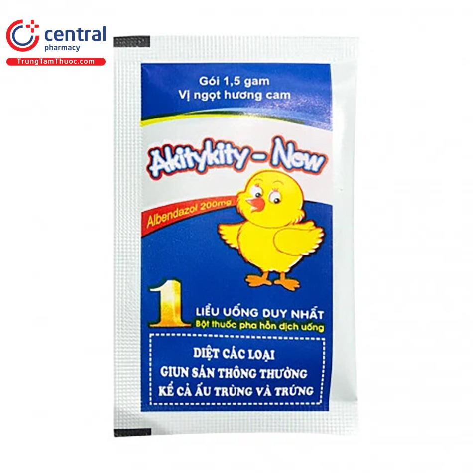 Akitykity- new giảm giun sán ấu trùng cho bé