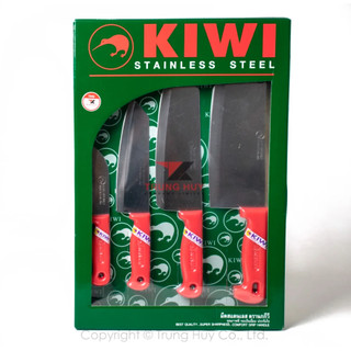 [KIWI THÁI LAN] Bộ 4 dao Kiwi cán nhựa tiện lợi W4P