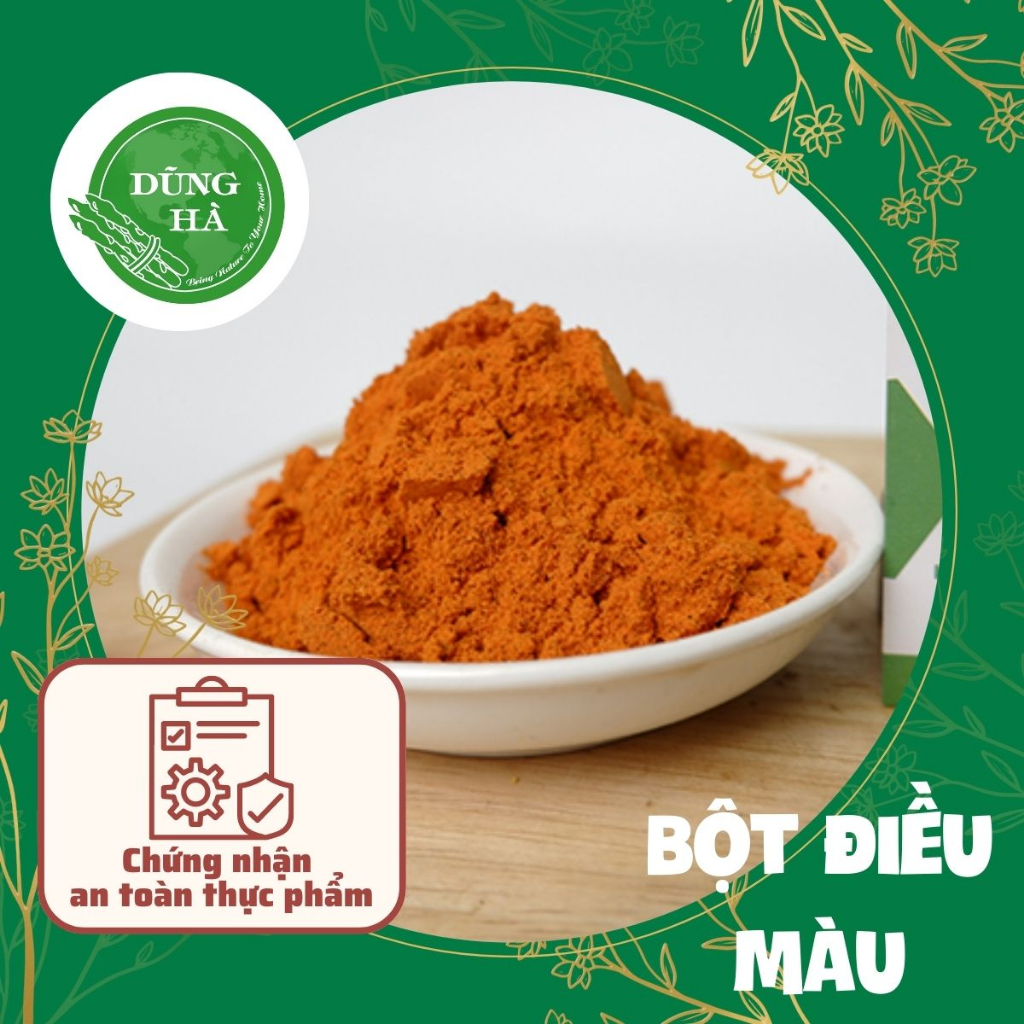 Bột Điều Màu Nguyên Chất 100% Đóng Hộp siêu Tiện Lợi