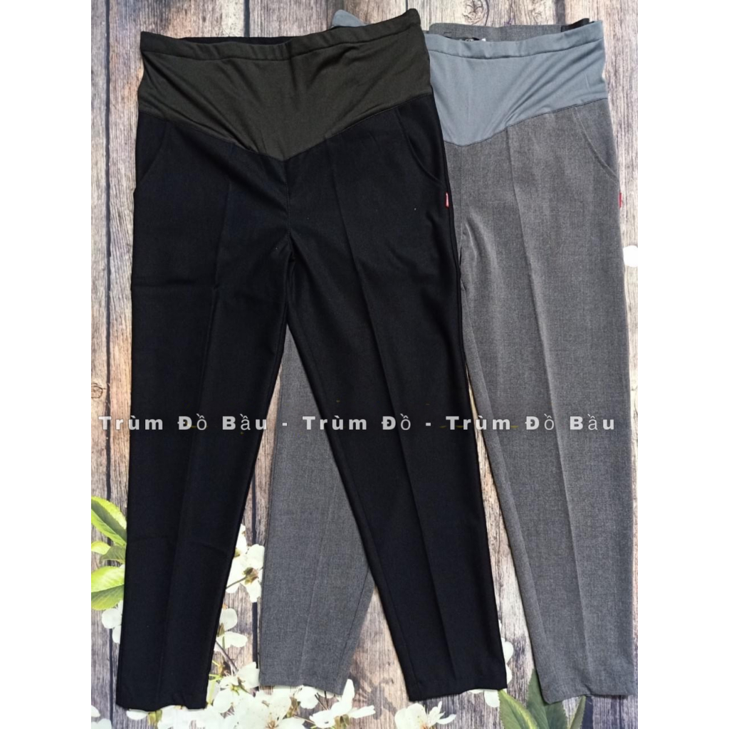 Quần Baggy Mặc Bầu & Sau Sinh