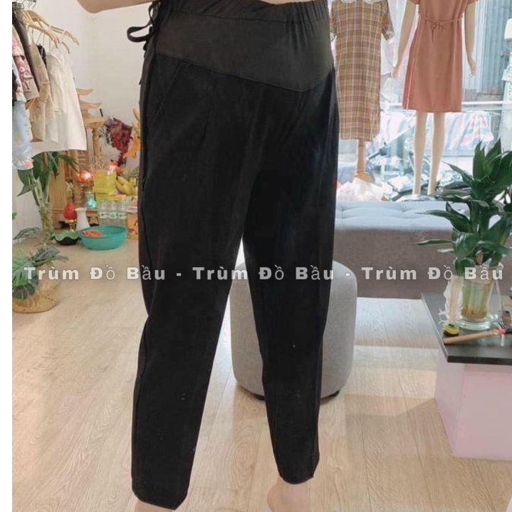 Quần Baggy Mặc Bầu & Sau Sinh