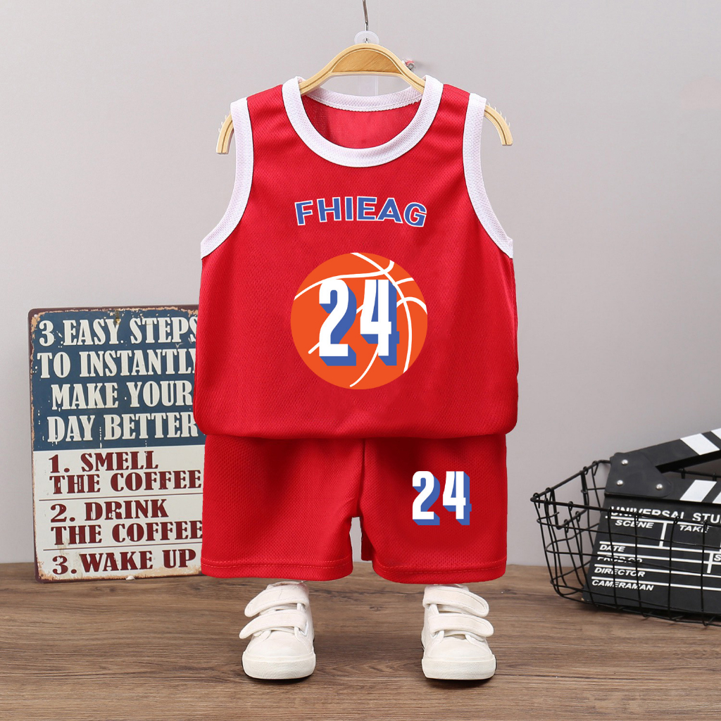 Bộ đồ bé trai chất thể thao sô 24 viền phối cho bé từ 6kg đến 29kg.BDBT61.